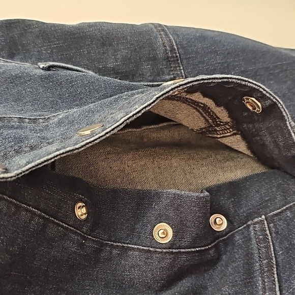 Guess, Strapless, Blue, Stretch, Denim, Jumpsuit, Vintage, 2000, Y2k, Festival - Picture 6 of 7